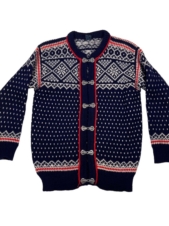 Dale of Norway Sweaters - Vintage Dale Of Norway Fair Isle Cardigan Wool Navy